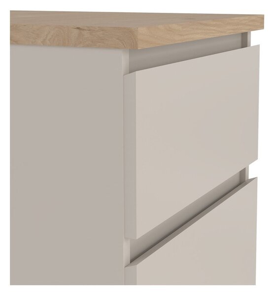 Krémová komoda 40x111x50 cm Naia – Tvilum