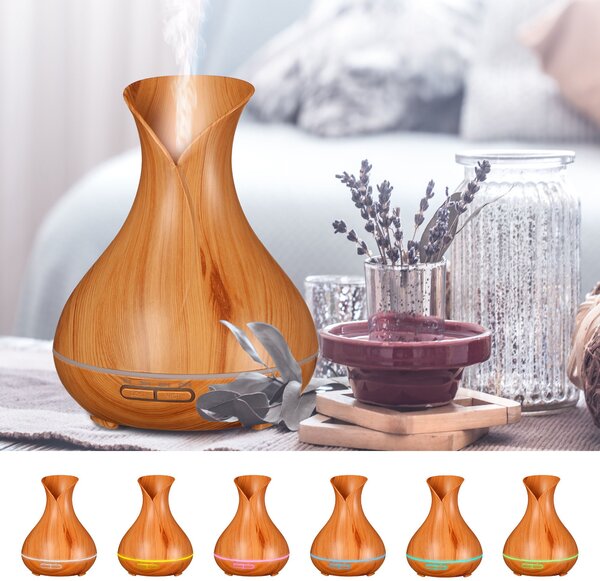 Aroma difuzer Vulcan světlé dřevo 350ml SIXTOL