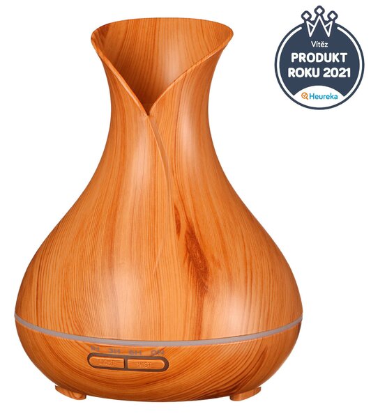 Aroma difuzer Vulcan světlé dřevo 350ml SIXTOL