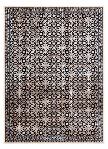 Makro Abra Vlněný kusový koberec NAIN 1183/51033 modrý béžový Rozměr: 80x150 cm