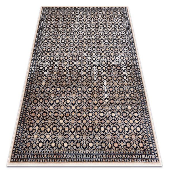 Makro Abra Vlněný kusový koberec NAIN 1183/51033 modrý béžový Rozměr: 80x150 cm