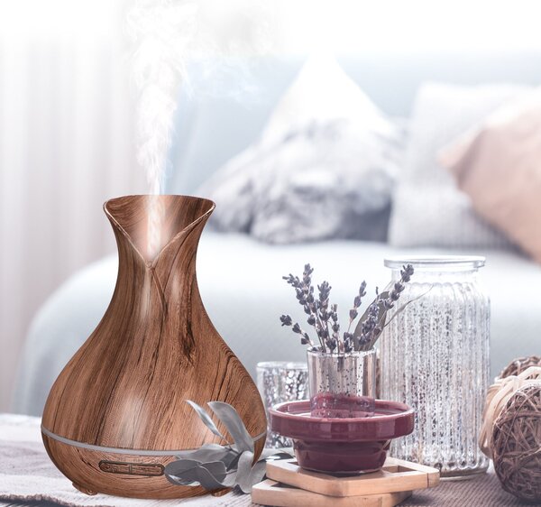 Aroma difuzer Vulcan šedé dřevo 350ml SIXTOL