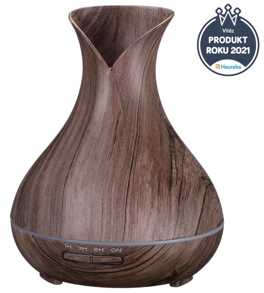 Aroma difuzer Vulcan šedé dřevo 350ml SIXTOL