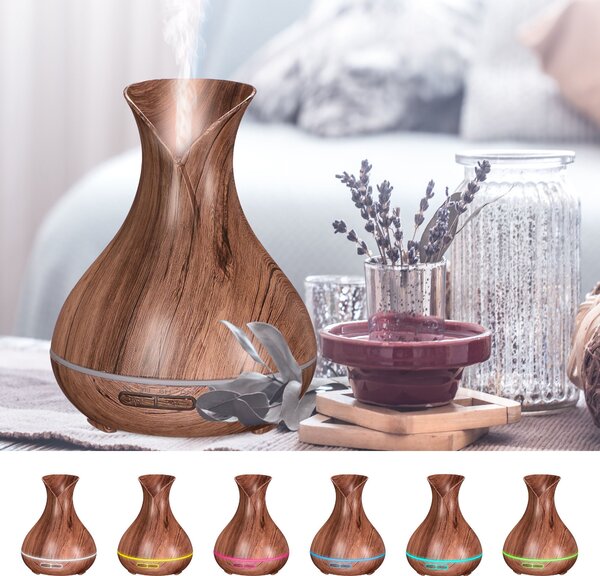 Aroma difuzer Vulcan šedé dřevo 350ml SIXTOL