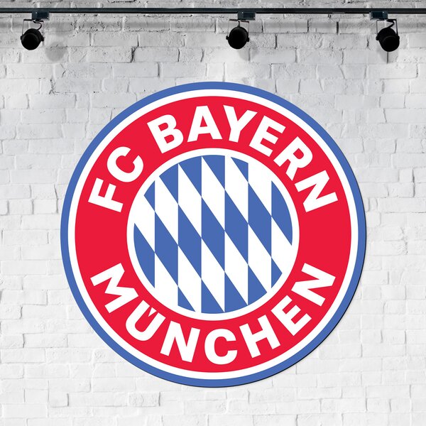 DUBLEZ | Dřevěná dekorace pro fanouška - FC Bayern München