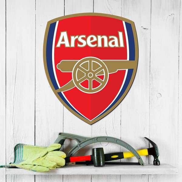 DUBLEZ | Fotbalový obraz na dřevě - Arsenal