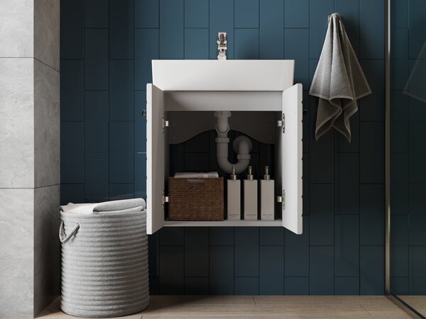 Lavedo Tessera White 50 koupelnová skříňka s umyvadlem