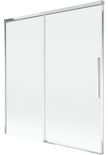 Mexen Rox dvoukřídlá posuvná vanová zástěna 150 x 150 cm, transparentní, chrom - 8C9-150-001-01-00