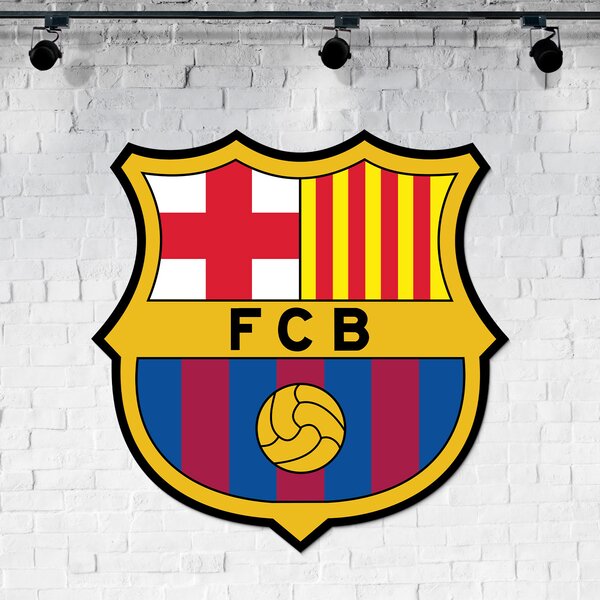 DUBLEZ | Dřevěný obraz pro fanoušky - FC Barcelona