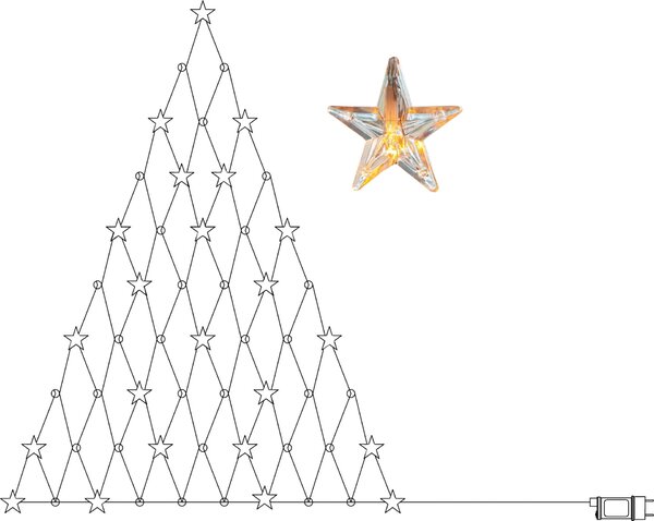 Světelná LED dekorace Star / Tree