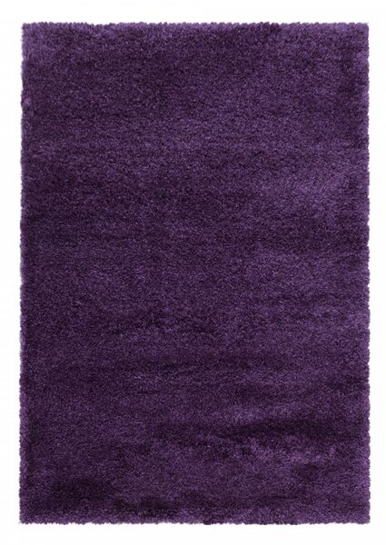 Chlupatý kusový koberec Fluffy Shaggy 3500 lila | Fialová Typ: 280x370 cm