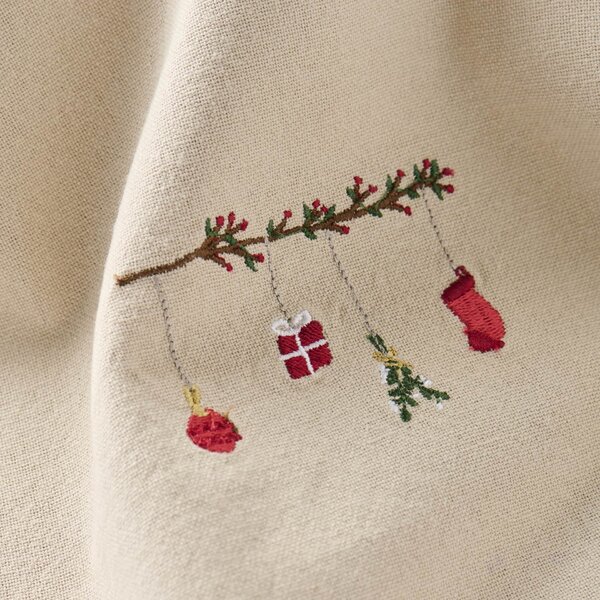 Vyšívaný bavlněný ubrousek Tradition Branch