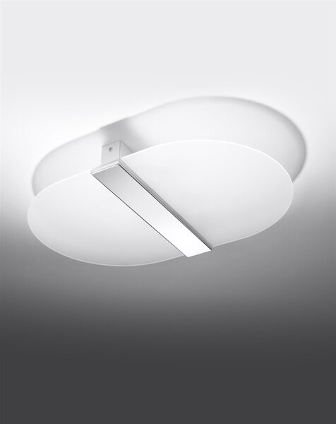 Sollux Lighting Lustr - Salia - Bílá/chrom