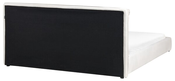 Postel Tkanina BAJONNA 180 x 200 cm Světle béžová