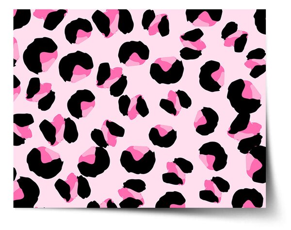 Plakát SABLIO - Růžový gepard 60x40 cm