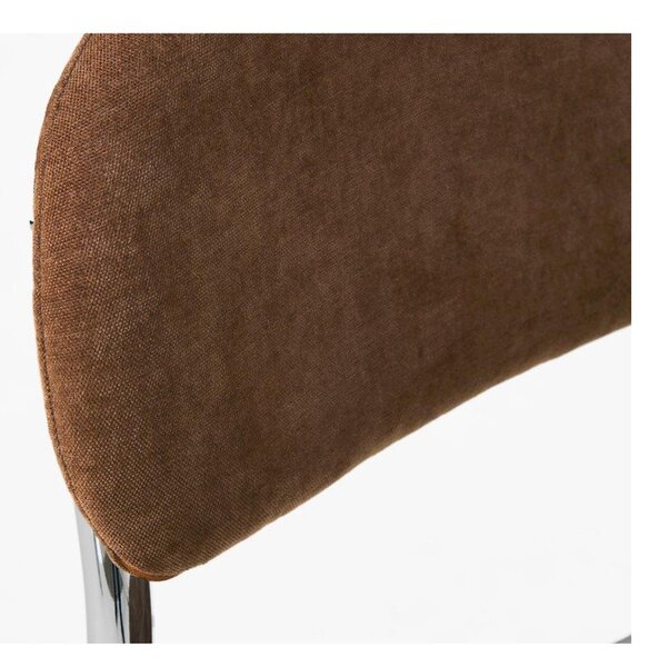 Jídelní židle v terakotové barvě Griffin – Unique Furniture