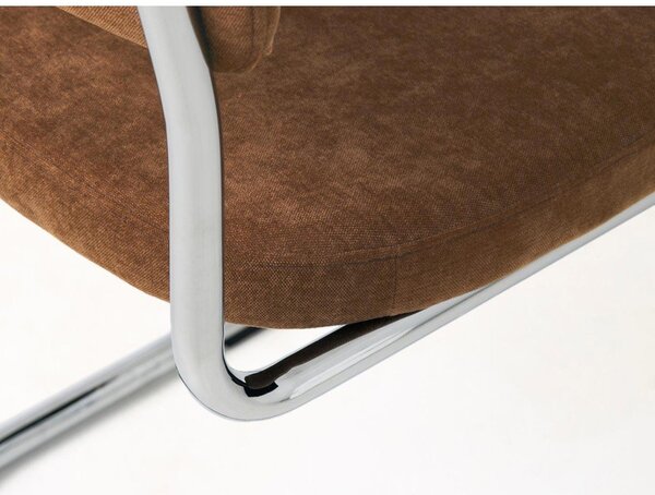 Jídelní židle v terakotové barvě Griffin – Unique Furniture