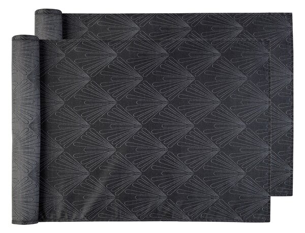 Livarno home Ubrus, 130 x 170 cm / Běhoun, 50 x 150 cm (běhoun/šedá) (100379641002)