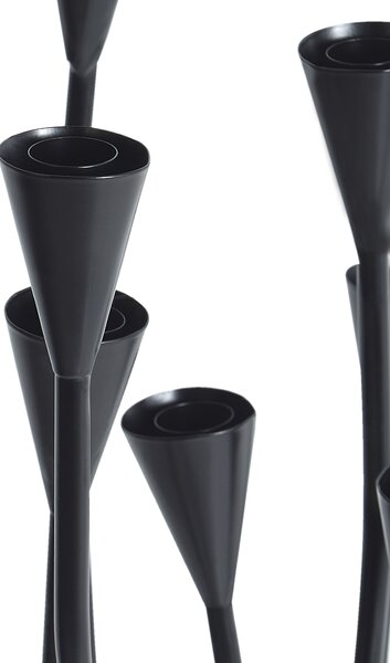 Svícen MATOSINHOS Kov 54 cm Černá