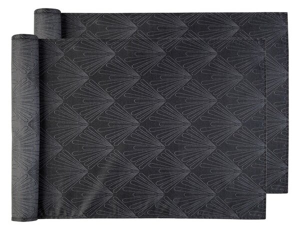 Livarno home Ubrus, 130 x 170 cm / Běhoun, 50 x 150 cm (běhoun/šedá) (100379641002)