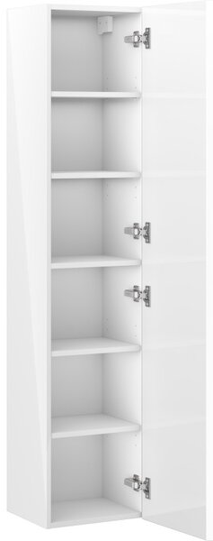 Mexen Orio koupelnový sloupek 35 cm, 1 dveře, bílý lesk - 91A11-03016-1-BF00