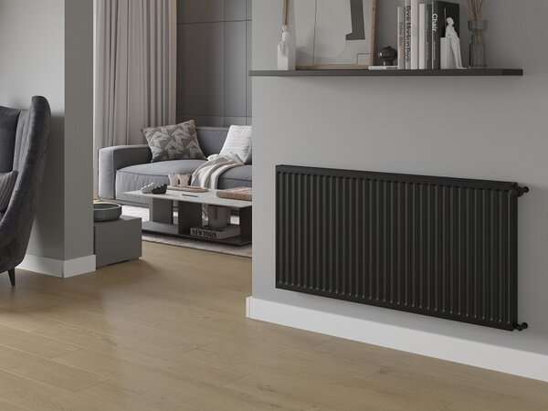 Mexen C11 deskowy radiátor 300 x 600 mm, boční připojení, 293 W, černý - W411-030-060-70