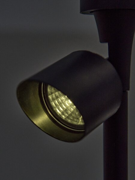 Sinsay - Solární LED zahradní reflektor k zapíchnutí do země - černá