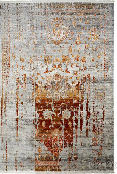 Moderní kusový koberec Laos 453 | oranžový Typ: 80x150 cm