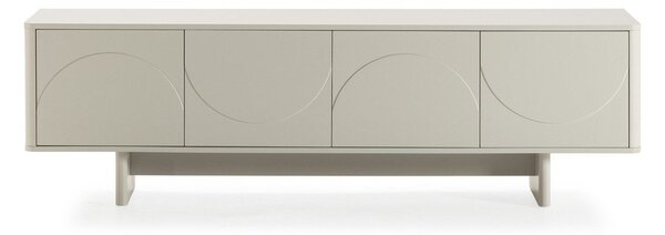 Krémový TV stolek 180x55x40 cm Solei – MOME