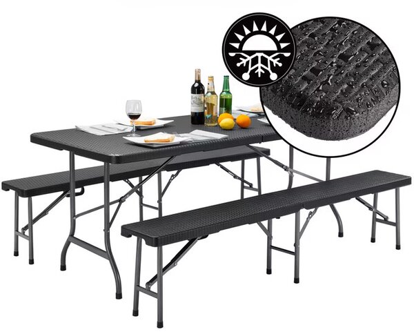 Deuba Pivní set Malmö - černý