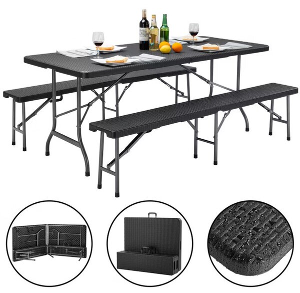 Deuba Pivní set Malmö - černý