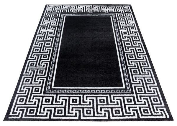 Moderní kusový koberec Parma 9340 Black | černý Typ: 80x300 cm