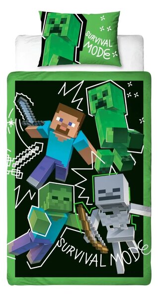 Dětské povlečení MINECRAFT MOOD barevné Rozměr povlečení: 70 x 80 cm | 140 x 200 cm