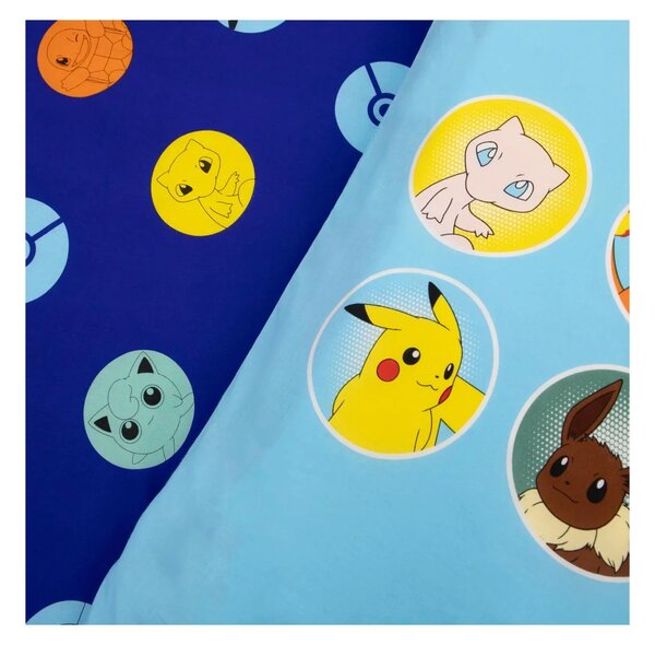 Dětské povlečení POKÉMON TEAM barevné Rozměr povlečení: 70 x 80 cm | 140 x 200 cm