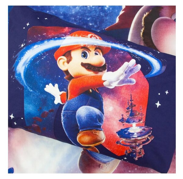 3D Bavlněné povlečení MARIO GALAXY barevné, 100% bavlna Rozměr povlečení: 70 x 80 cm | 140 x 200 cm