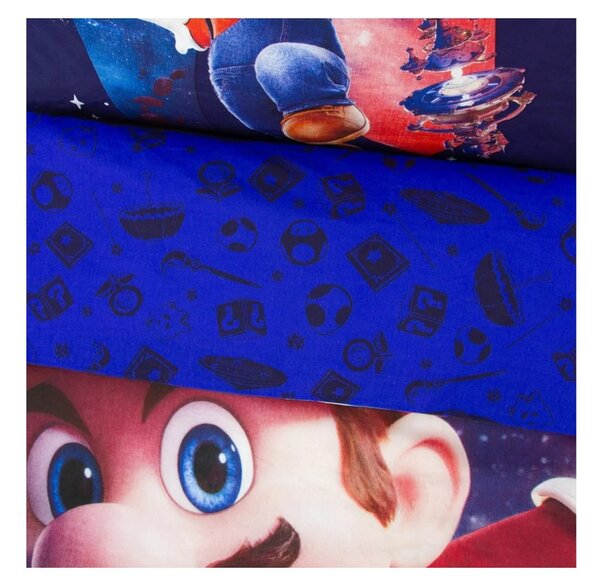 3D Bavlněné povlečení MARIO GALAXY barevné, 100% bavlna Rozměr povlečení: 70 x 80 cm | 140 x 200 cm