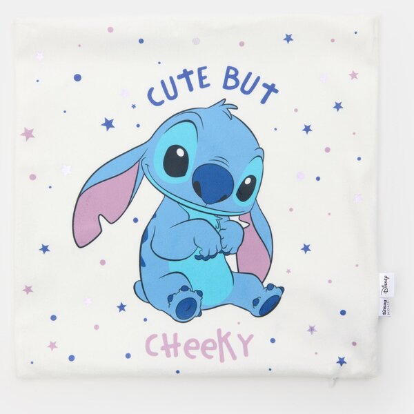 Sinsay - Povlak na polštář Stitch - bílá