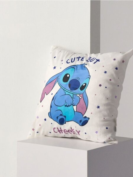 Sinsay - Povlak na polštář Stitch - bílá