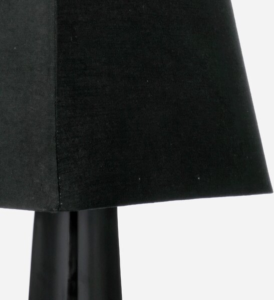 Bizzotto Černá stojací lampa Tripura 151 cm