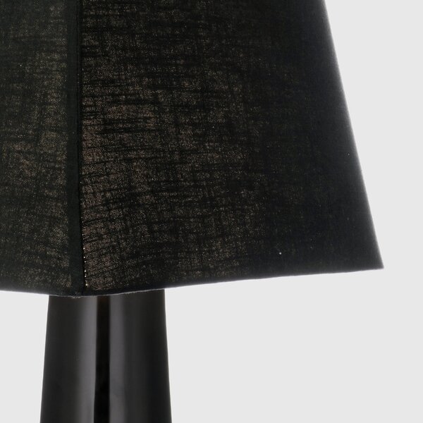 Bizzotto Černá stojací lampa Tripura 151 cm