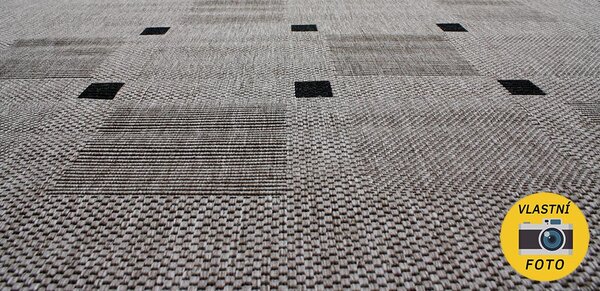 Moderní (Buklák) kusový koberec Floorlux Silver/Black 20079 Typ: 120x170 cm