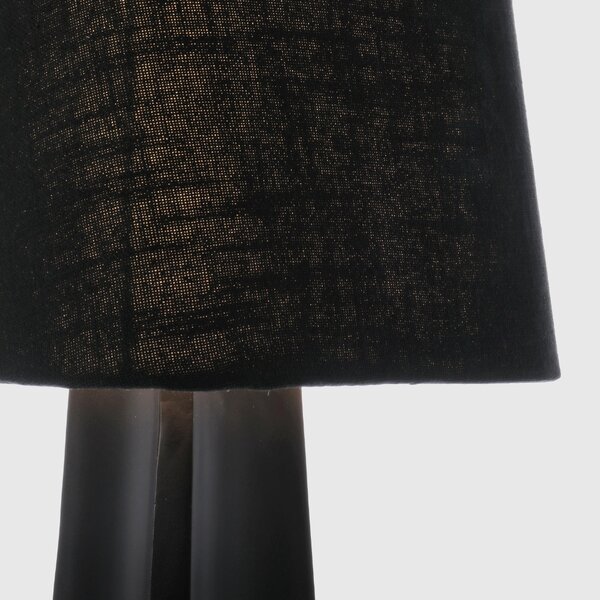 LÉTO -15% Bizzotto Černá stolní lampa Tripura 61 cm