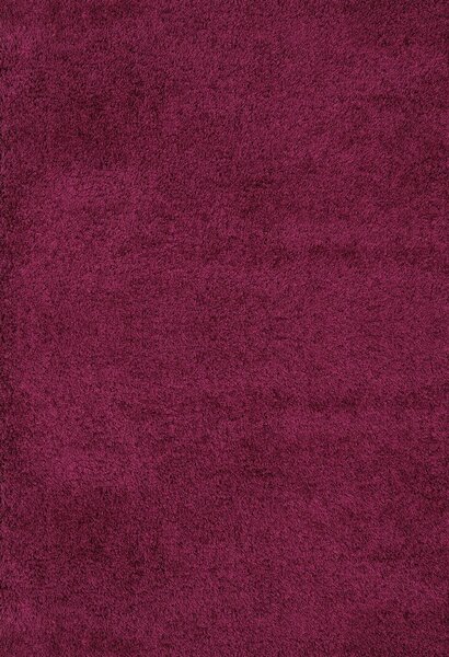 Chlupatý kusový koberec Shaggy Plus fialový 957 Typ: 80x150 cm