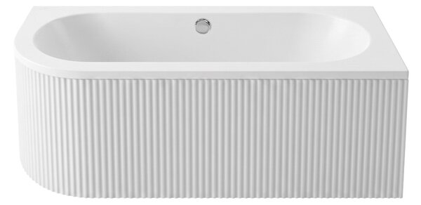 Rea Orion Stripe, Akrylová rohová vana, pravá, 160cm, REA-W0075