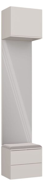 TP Living Předsíňová stěna se zrcadlem Haga 1L2S 50 cm kašmír