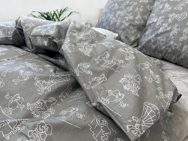 Bavlněné povlečení Kamasútra Zapínání: knoflík, Velikost polštáře: 70x90, Velikost přikrývky: 140x200