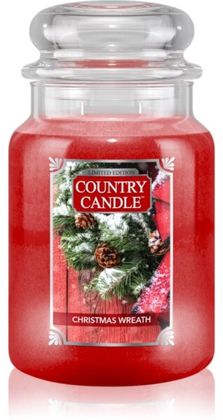 Country Candle Christmas Wreath vonná svíčka 737 g