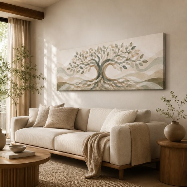 Obraz na plátně - Strom života Nekonečné větvení FeelHappy.cz Vyberte rozměr (Šířka/Výška): 60 x 20 cm