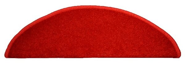 Nášlapy na schody Eton půlkruh | červený Velikost nášlapu: 24 x 65 cm, Tvar: Půlkruh