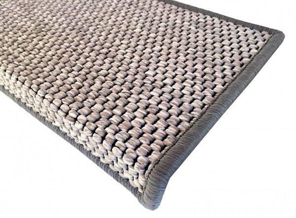 Nášlapy na schody Nature obdélník | světle šedé Velikost nášlapu: 24 x 65 cm, Tvar: Obdélník